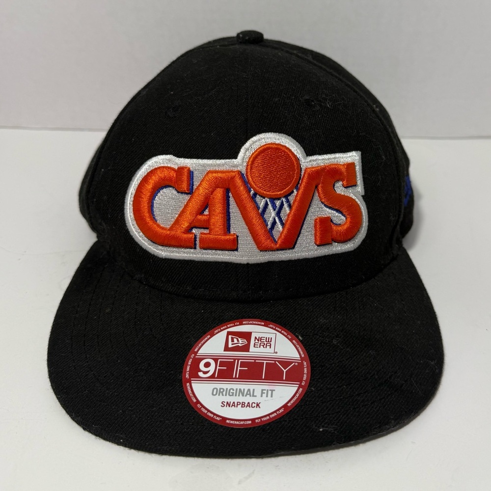 New Era Black 9FIFTY Snapback Hat Adjustable